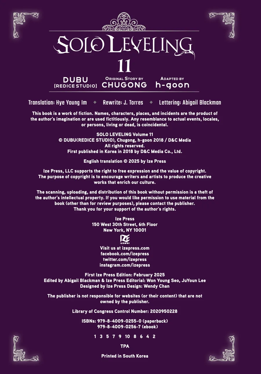 Solo Leveling — Chapter Vol 11 — Page 297